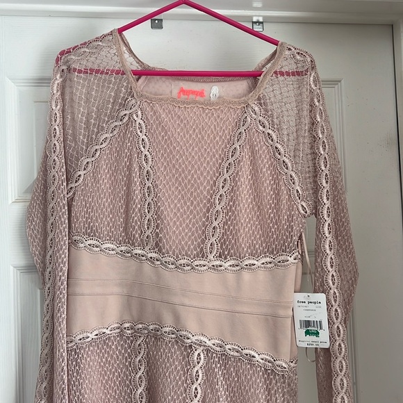 ⭐️ SALE ⭐️  Free People Champagne Dress - Picture 1 of 5